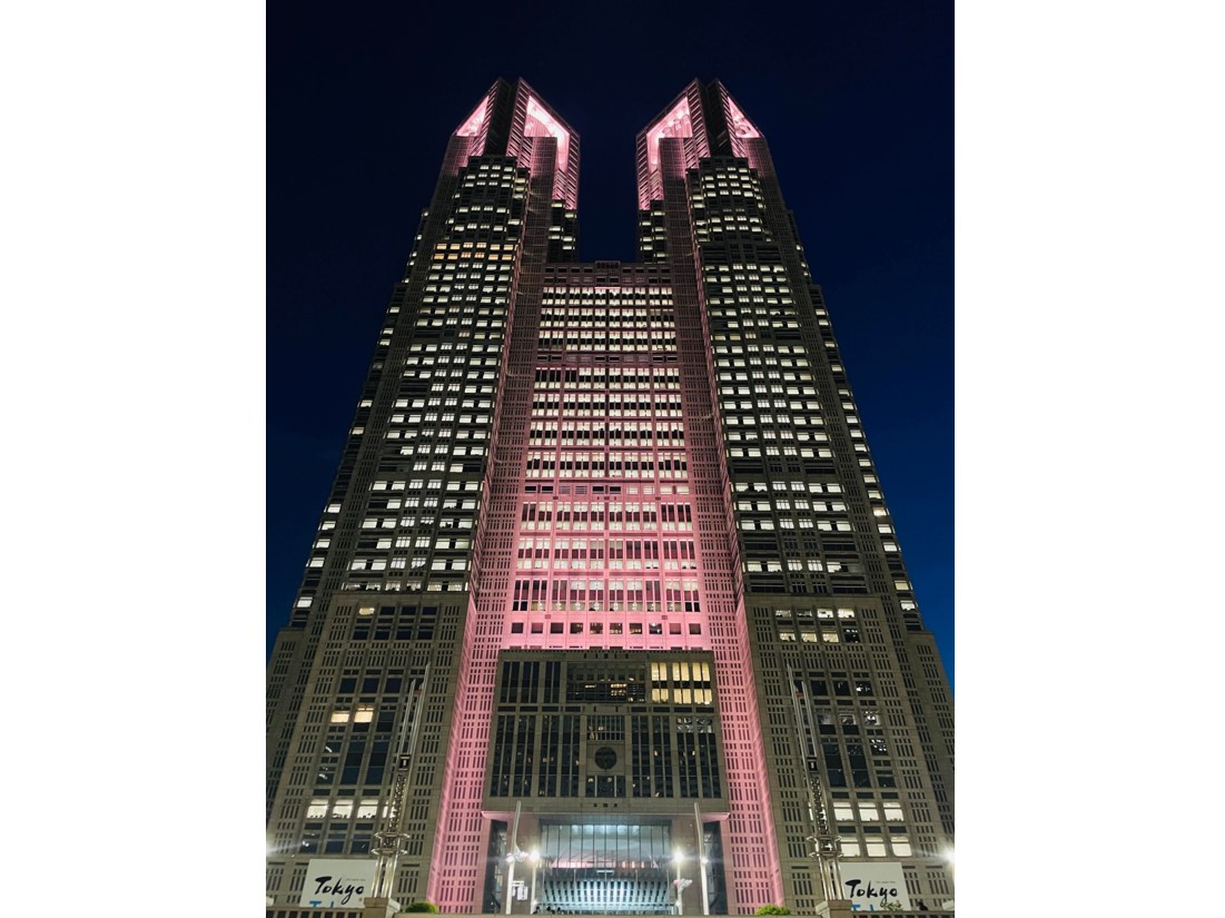東京2025デフリンピック開催300日前ライトアップ
